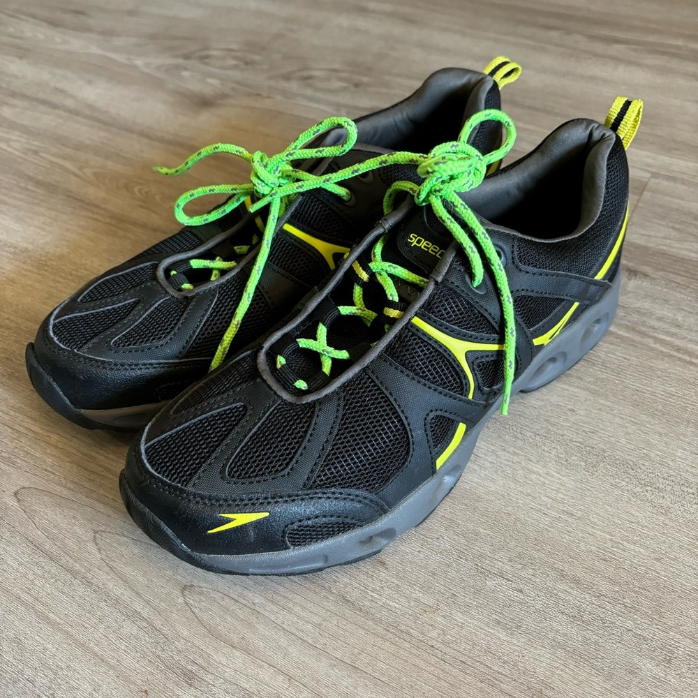SPEEDO Running Walking Shoes‎ Black Men's size 8 Athletic Tennis Water Shoes